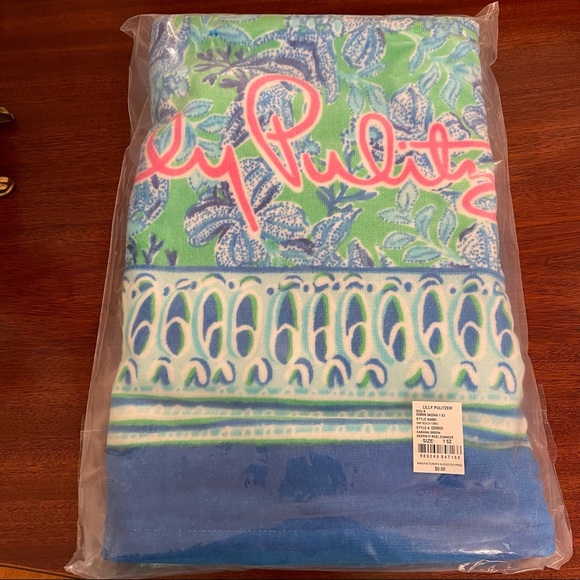 Lilly Pulitzer Bath Lilly Pulitzer Beach Towel Keepin It Reel
